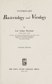 Cover of Veterinary bacteriology and virology.