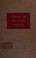 Cover of: Theory of mental tests.