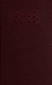 Cover of: Child behavior and development: a course of representative studies