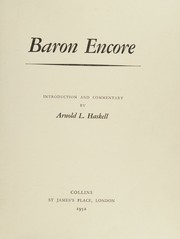 Cover of: Baron Encore