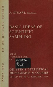 Cover of: Basic ideas of scientific sampling.