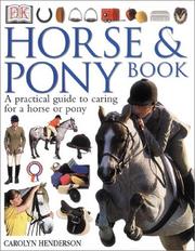 Cover of: Horse & pony book