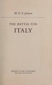 Cover of: The battle for Italy