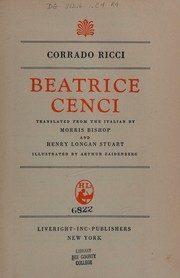 Cover of: Beatrice Cenci.
