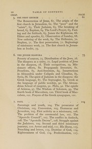Cover of: The Beginnings of the Christian church