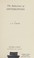 Cover of: The behaviour of arthropods