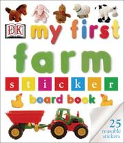 Cover of: My first farm sticker board book.