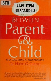 Cover of: Between Parent and Child