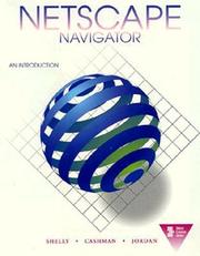 Cover of: Netscape navigator: an introduction
