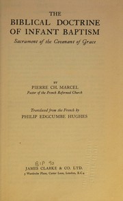 Cover of: Biblical Doctrine of Infant Baptism.