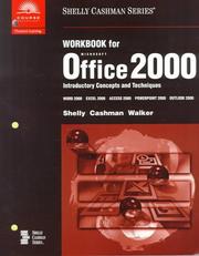 Cover of: Microsoft Office 2000 by Gary B. Shelly, Thomas J. Cashman, Tim J. Walker
