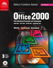 Cover of: Microsoft Office 2000 by Gary B. Shelly, Thomas J. Cashman, Misty E. Vermaat