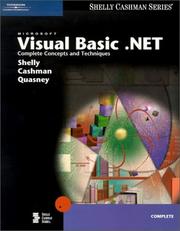 Cover of: Microsoft Visual Basic .NET: Complete Concepts and Techniques (Shelly Cashman Series)