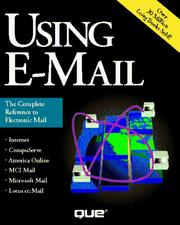 Cover of: Using E-mail