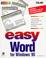 Cover of: Easy Word 7 for Windows 95