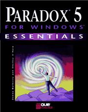 Cover of: Paradox 5 for Windows essentials
