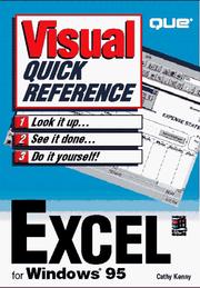Cover of: Excel for Windows 95