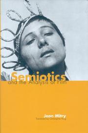 Cover of: Semiotics and the analysis of film