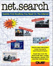 Cover of: Net.Search/Quickly Find Anything You Need on the Internet by William Eager