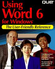 Cover of: Using Word 6 for Windows by Nancy Stevenson