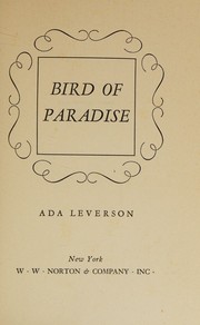 Cover of: Bird of paradise
