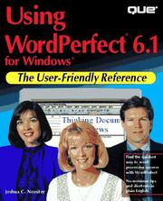 Cover of: Using WordPerfect 6.1 for Windows