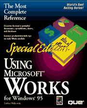 Cover of: Using Microsoft Works for Windows 95 by Debbie Walkowski