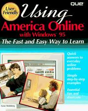 Cover of: Using America Online with Windows 95 by Gene Steinberg