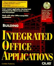 Cover of: Building integrated Office applications