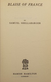 Cover of: Blaise of France - First Edition