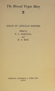 Cover of: The Blessed Virgin Mary by Vigilius H. Krull, Vigilius H. Krull