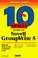 Cover of: 10 minute guide to Novell GroupWise 5
