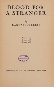 Cover of: Blood for a stranger,