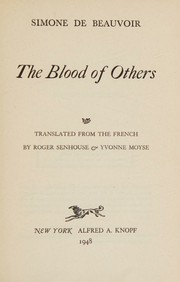 Cover of: The blood of others