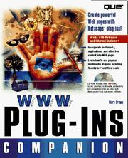 Cover of: WWW plug-ins companion by Mark Robbin Brown