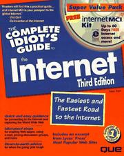 Cover of: The complete idiot's guide to the Internet by Peter Kent