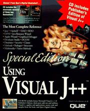 Cover of: Using Visual J++