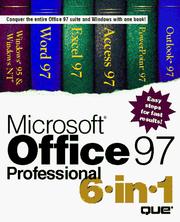 Cover of: Microsoft Office 97 professional 6 in 1 by by Peter Aitken ... [et al.] ; compiled by Faithe Wempen.