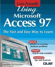 Cover of: Using Access 97 by F. Scott Barker