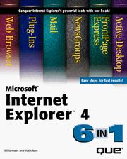 Cover of: Microsoft Internet Explorer 4, 6 in 1