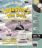 Cover of: Investor's web guide: tools and strategies for building your portfolio