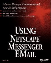 Using Netscape Messenger E-mail by Todd Stauffer