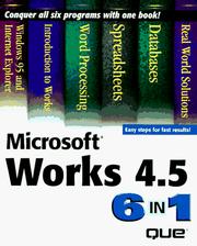 Cover of: Microsoft Works 4.5 6-in-1