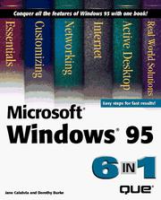 Cover of: Microsoft Windows 6-in-1