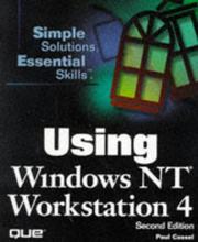 Cover of: Using Windows NT Workstation 4