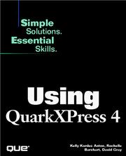 Cover of: Using QuarkXPress 4