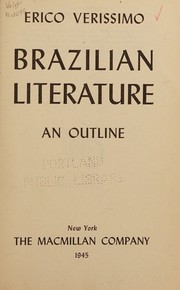 Cover of: Brazilian Literature An Outline