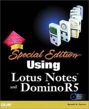 Cover of: Special Edition Using Lotus Notes and Domino R5