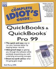Cover of: The complete idiot's guide to Quickbooks and QuickBooks Pro 99