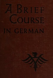 Cover of: A brief course in German